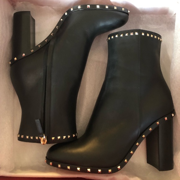 valentino studded booties